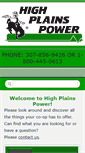 Mobile Screenshot of highplainspower.org