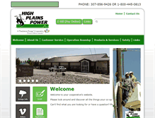 Tablet Screenshot of highplainspower.org